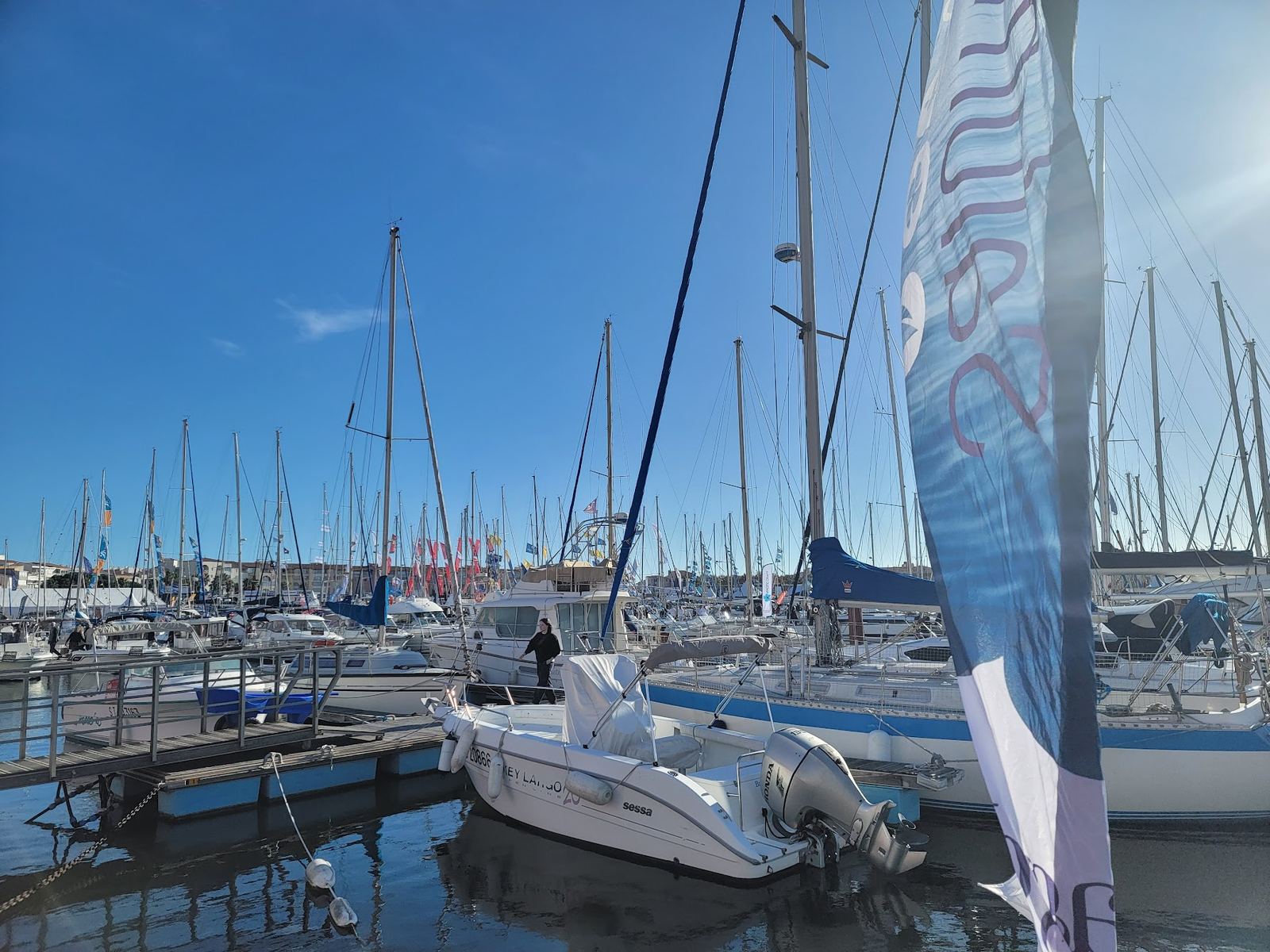 Sailboats in Cap d’Agde port